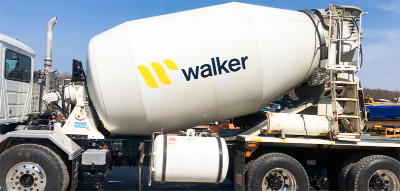 Photo of Walker Construction concrete truck