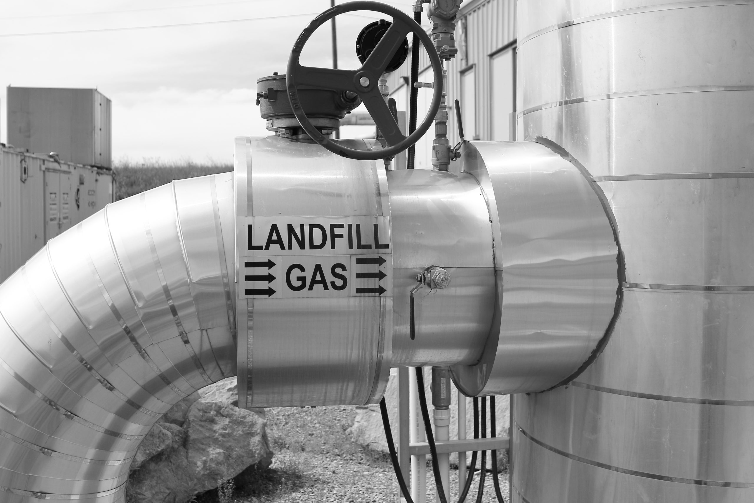 landfill gas pipe